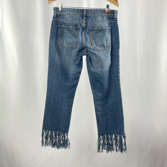 Pilcro and the‎ Letterpress Hyphen Fringe Jean in Blue Size 26 - Picture 3 of 10